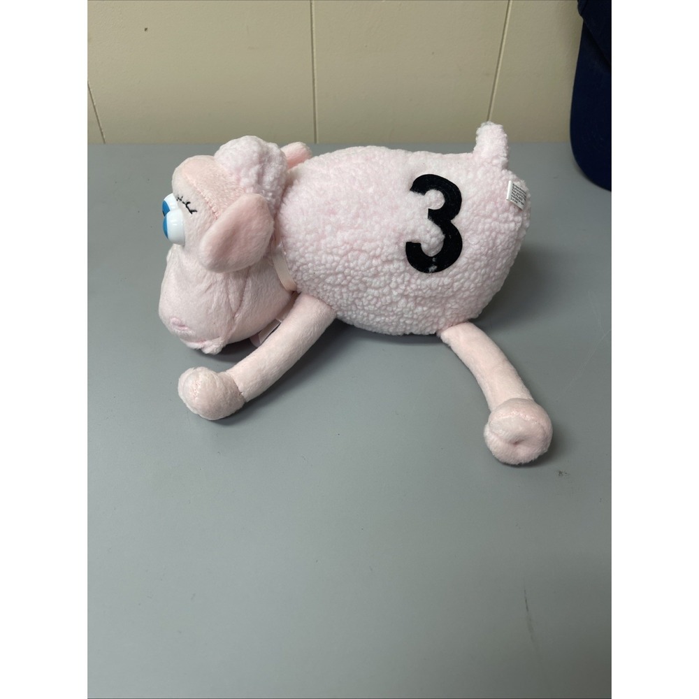 VNTG Pink Serta Mattress Counting Sheepβ #3 Plush NEW Plush Cancer Awareness